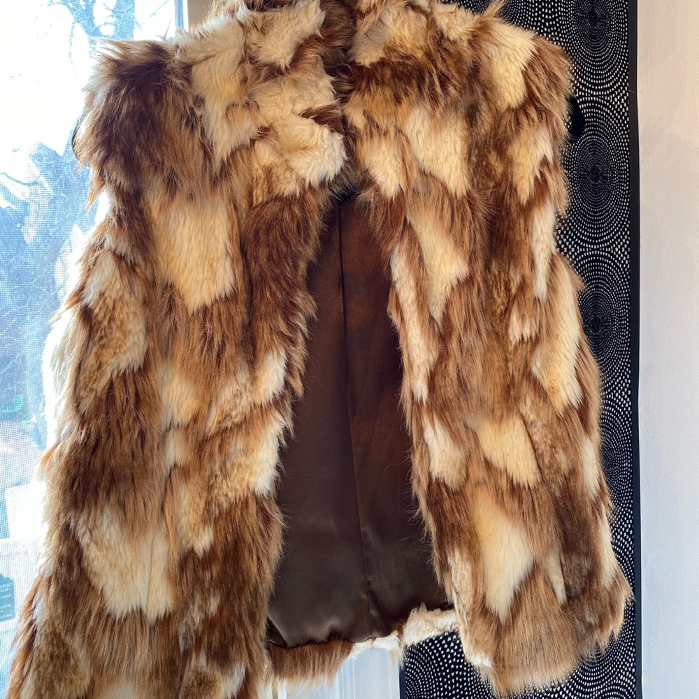 Faux Fur Vest by Stevie Mac XS